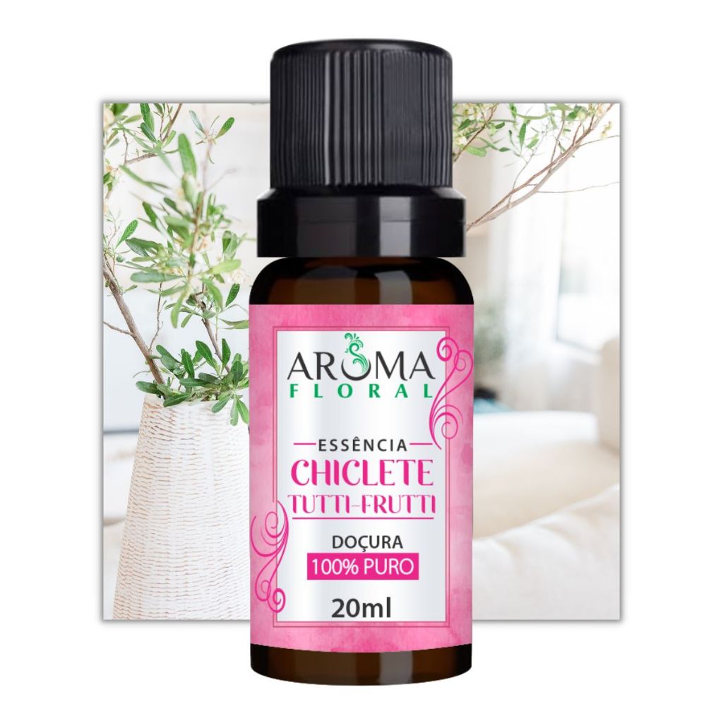 Essência Tutti-Frutti Para Aromatizador e Difusor Elétrico 20ml Aroma Floral