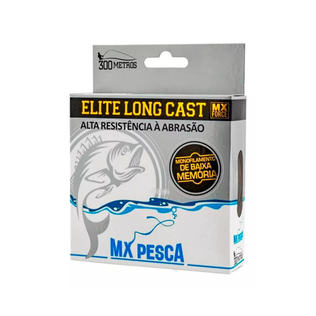 Linha Mx Elite Long Cast 300m Transparente Pescaria Pesca Vara Linhas de Pesca Esportes ao Ar Livre Lazer