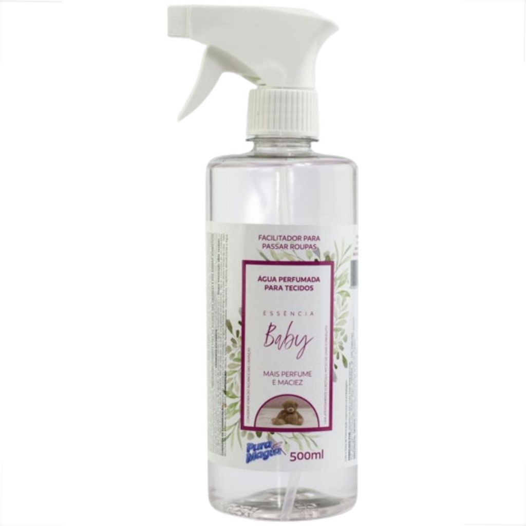 Facilitador de Passar Roupa Baby 500ml Pura Magia Água Perfumada para Tecidos Cortina Sofá Tapete