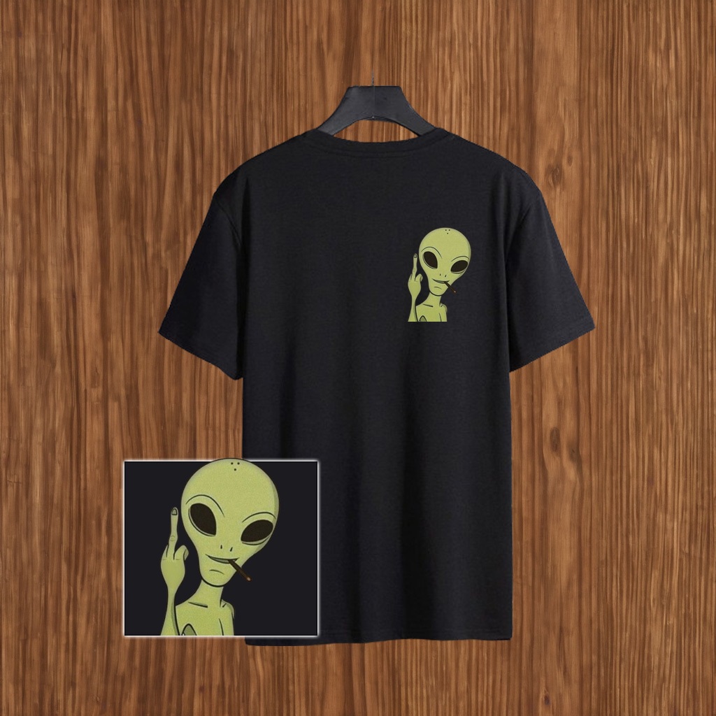Camisa Camiseta Masculina Basica Blusa Streetwear 100% algodão Alien