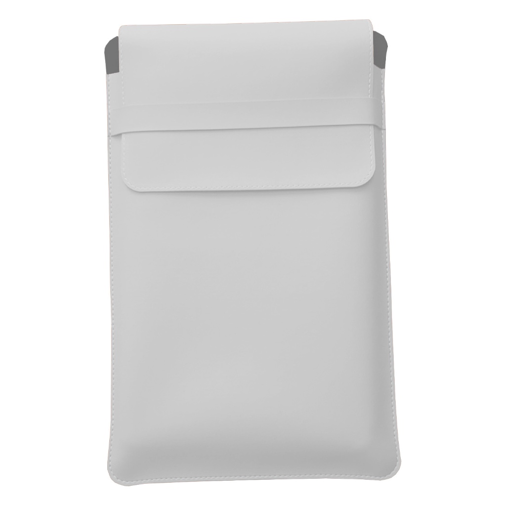 Luvas Pasta Case Capa Para Notebook Couro Sintético Branco Premium 13, 15,6 e 17