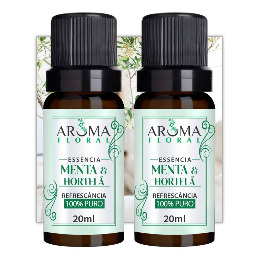 Essencia de Menta com Hortelã Aromatizador e Difusor Elétrico