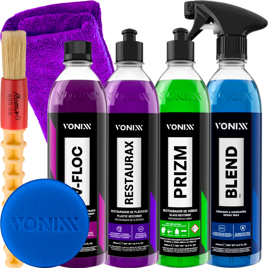 Kit Shampoo V-Floc Cera Blend Spray Prizm Restaurax Vonixx em Oferta na Shopee