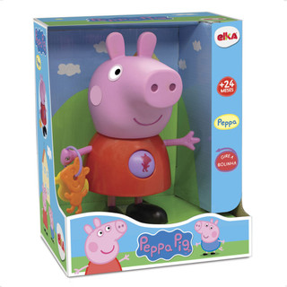 Boneca Peppa Pig Atividades Gira Bolinha 24cm Original Elka acima de 24meses meninas infantil bebê