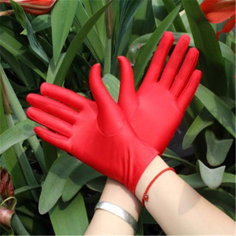 Luva curta  com lycra para festa fantasia Carnaval aniversário. em Oferta na Shopee