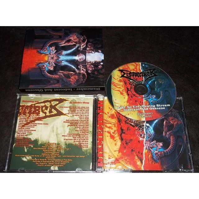 DISMEMBER - LIKE NA EVER FLOWING STREAM / INDECENT AND OBSCENE (SUMMONER RECORDS / DEATH METAL)