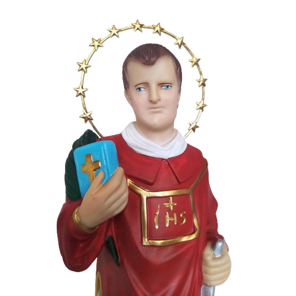 Sao Lourenco De Huesta Ou Valência Diacono 28cm Aro Estrelas