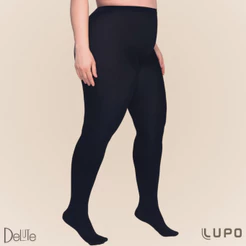 Meia Calca Feminina Reforcada com Fio 180 Tamanho Plus Size Adulto - Ref: 17613