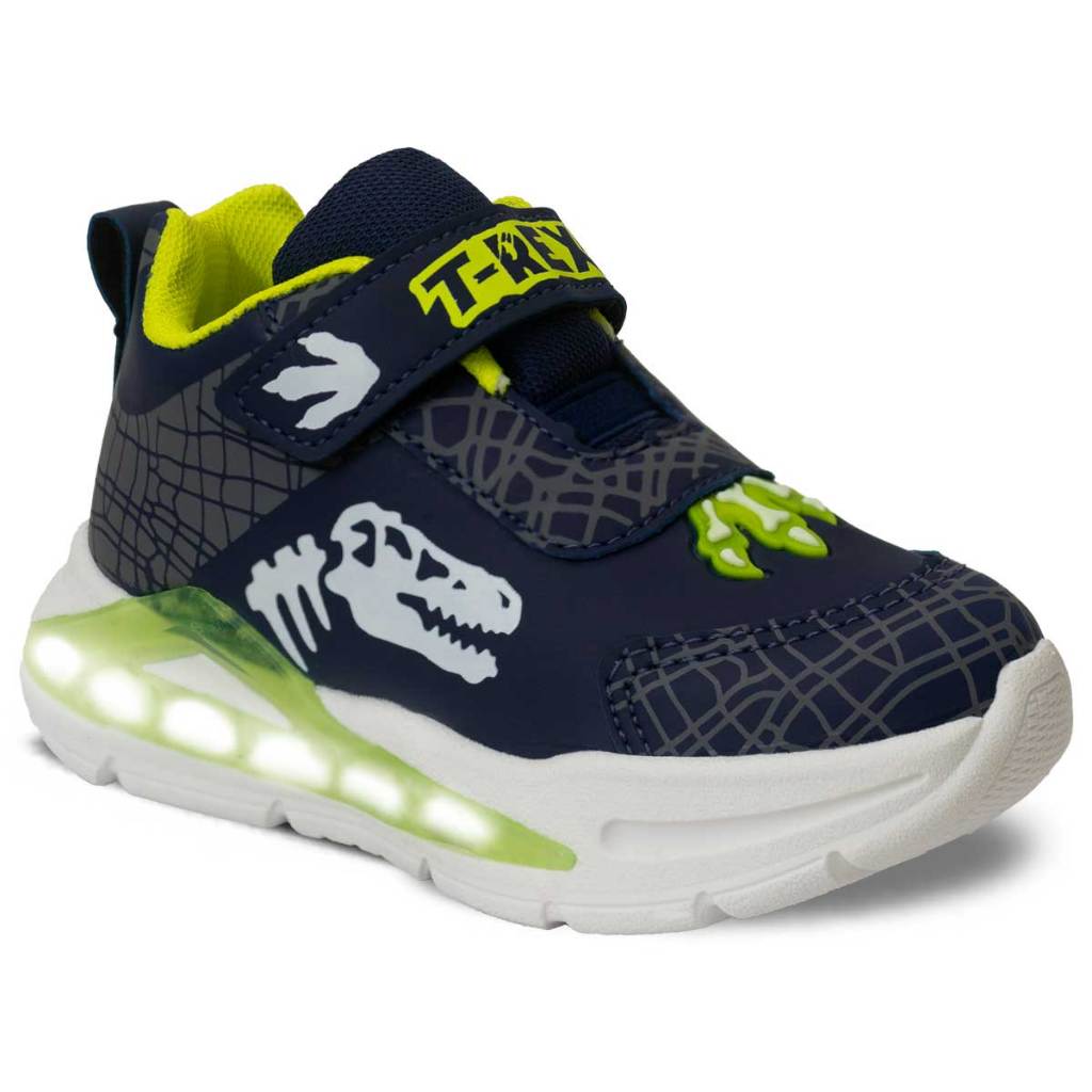 Tenis Dino Calce Facil Led Nº 20 ao 30 Masculino Moda Infantil 11.124 em Oferta na Shopee