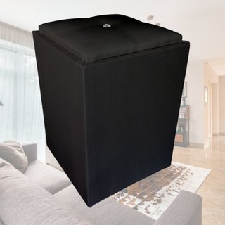 Puff Cubo com Almofada Decorativo Penteadeira, Sala em Oferta na Shopee