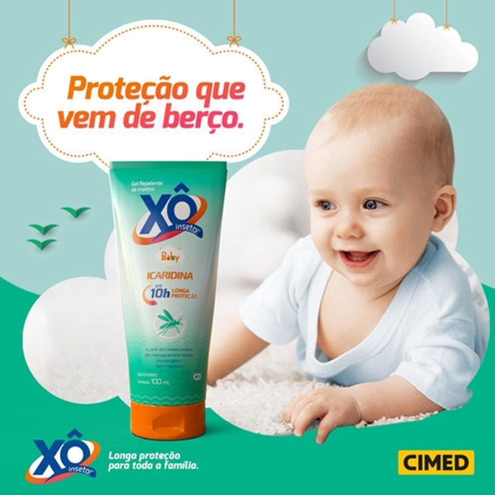 Repelente em Gel Xô Inseto Baby Icaridina 100ml