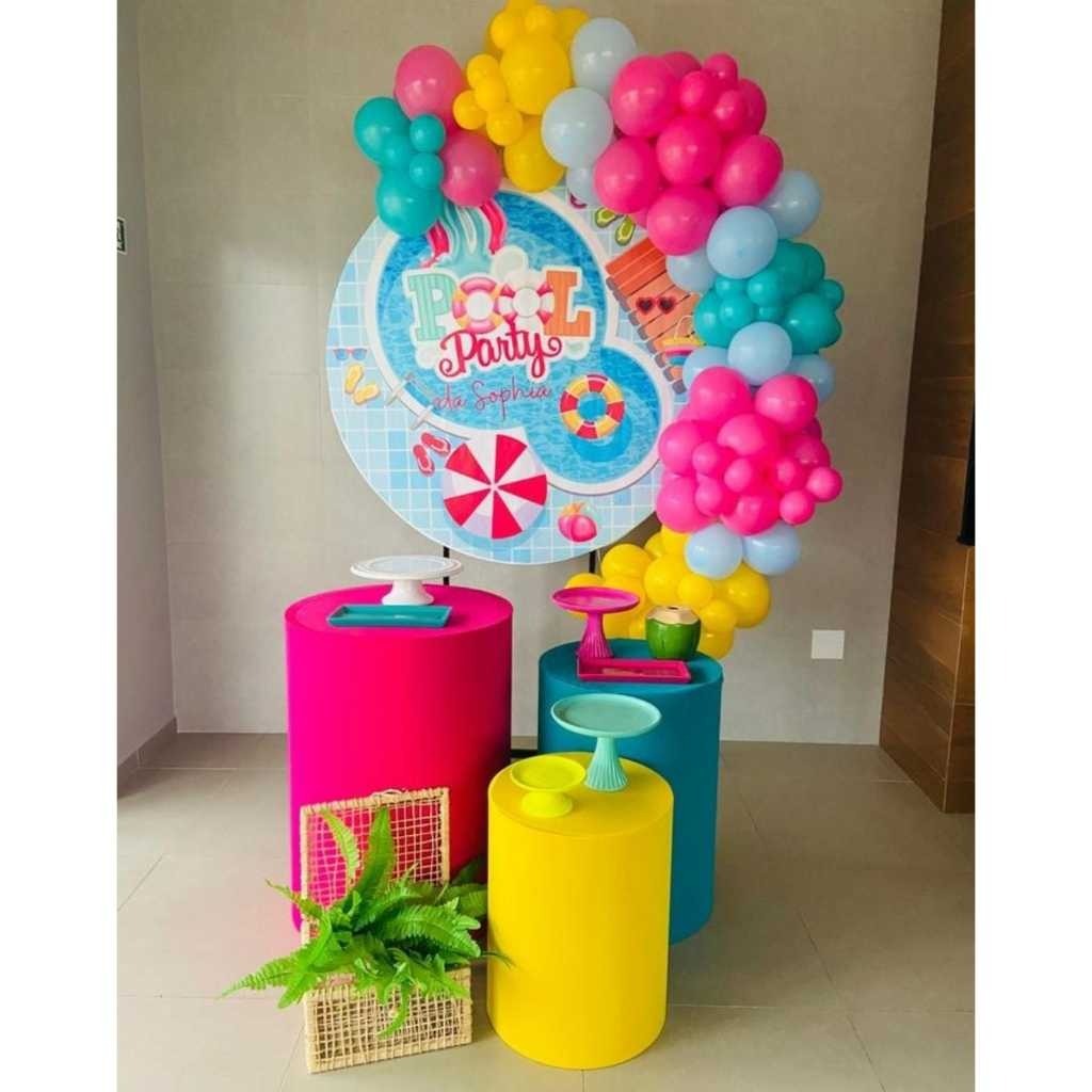 trio capas cilindros veste facil pink g, turquesa m, ouro p em Oferta na Shopee