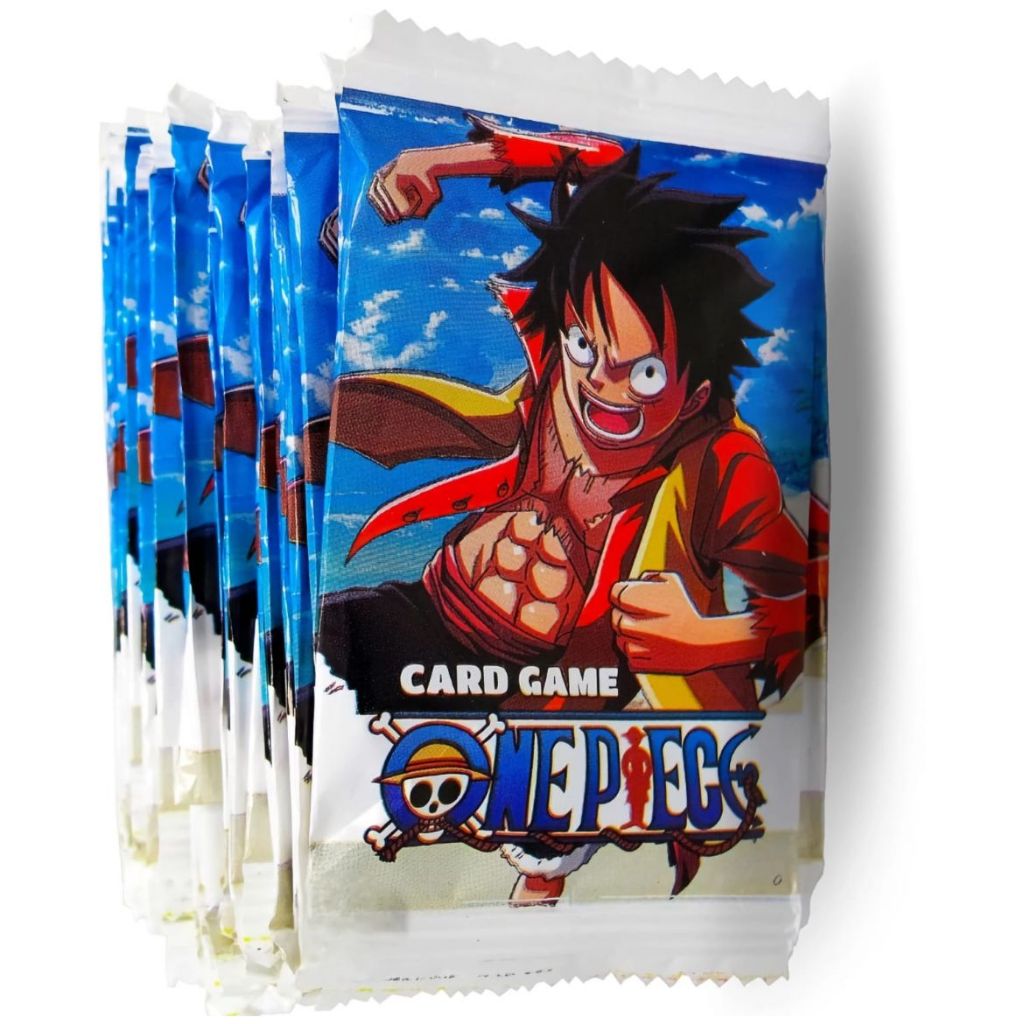100 CARDS ONE PIECE 25 PACOTES COM 4 CARDS CADA
