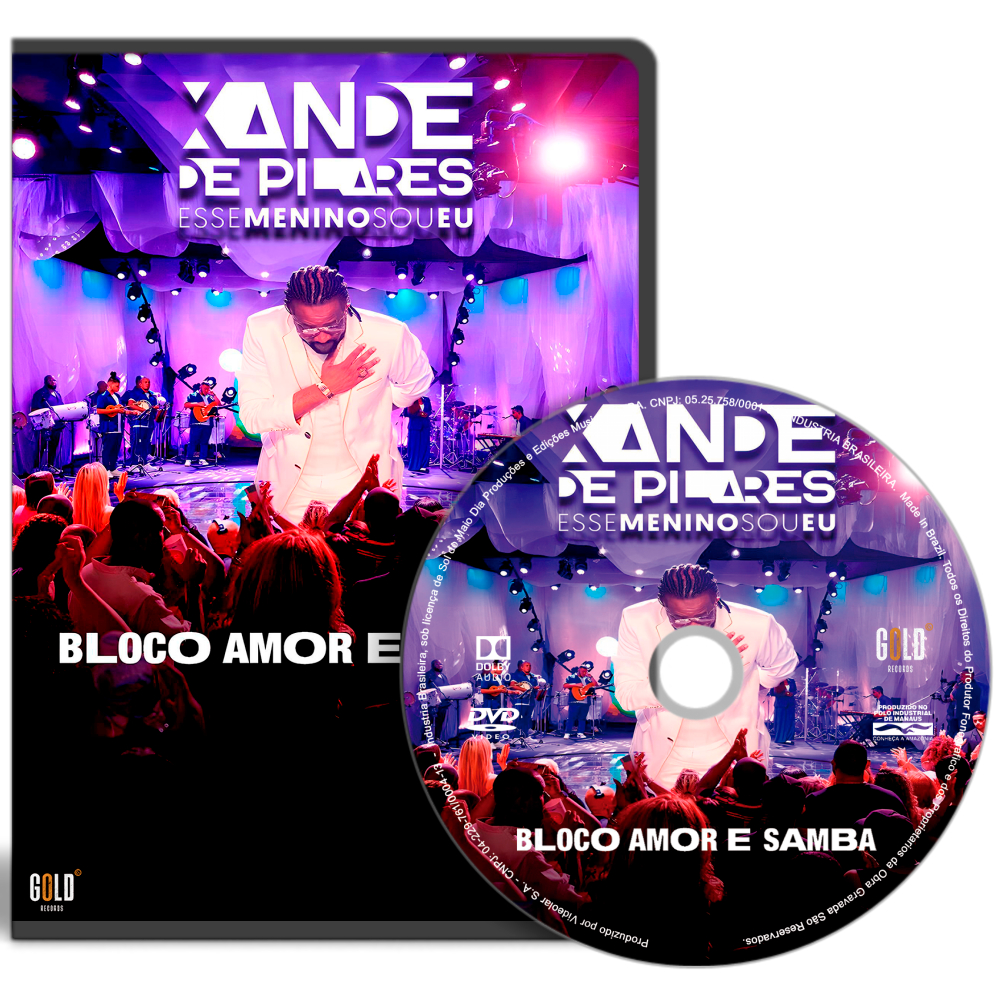 DVD - Xande de Pilares Esse Menino Sou - Eu Bloco Amor e Samba