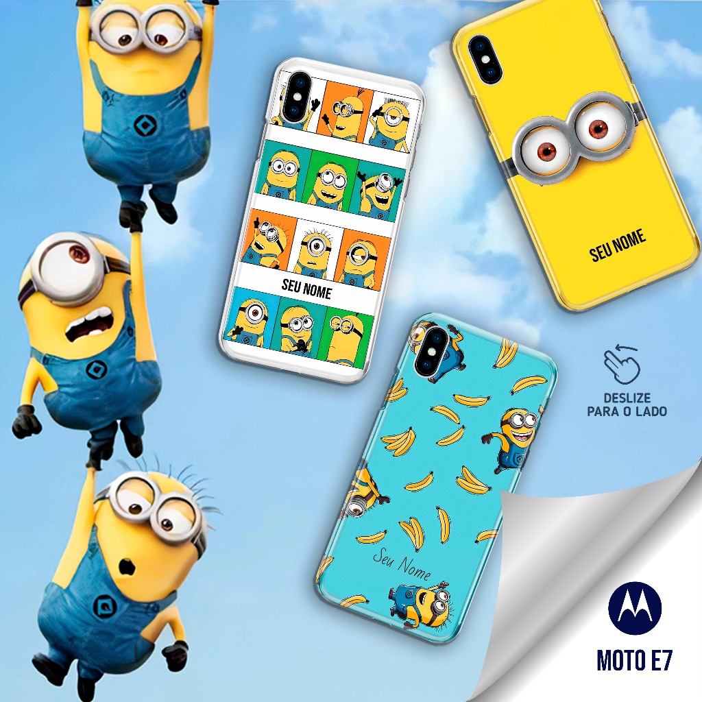 Capa Capinha  - Moto E7 - Minions