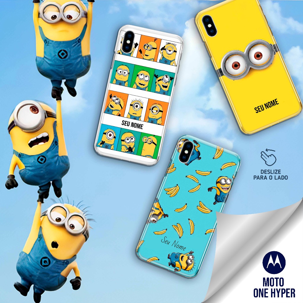 Capa Capinha  - Moto One Hyper - Minions