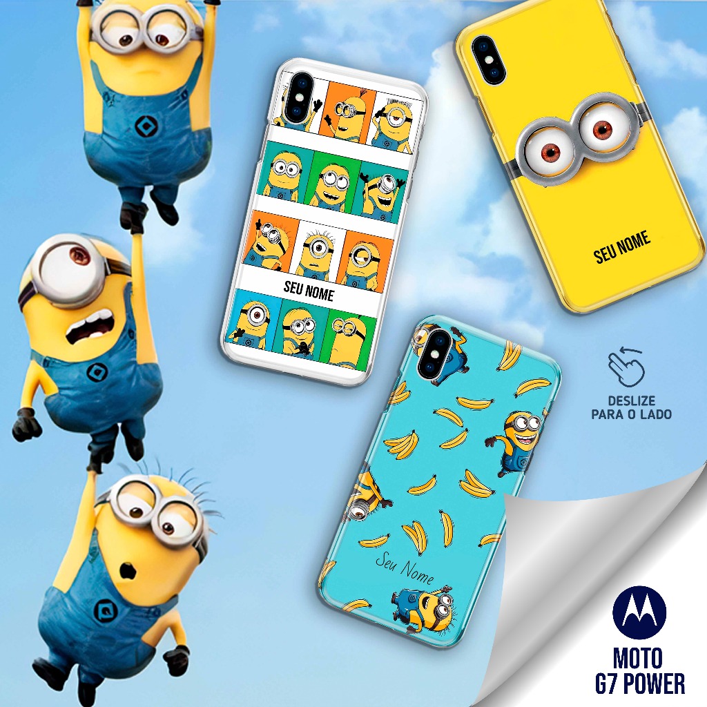 Capa Capinha  - Moto G7 Power - Minions