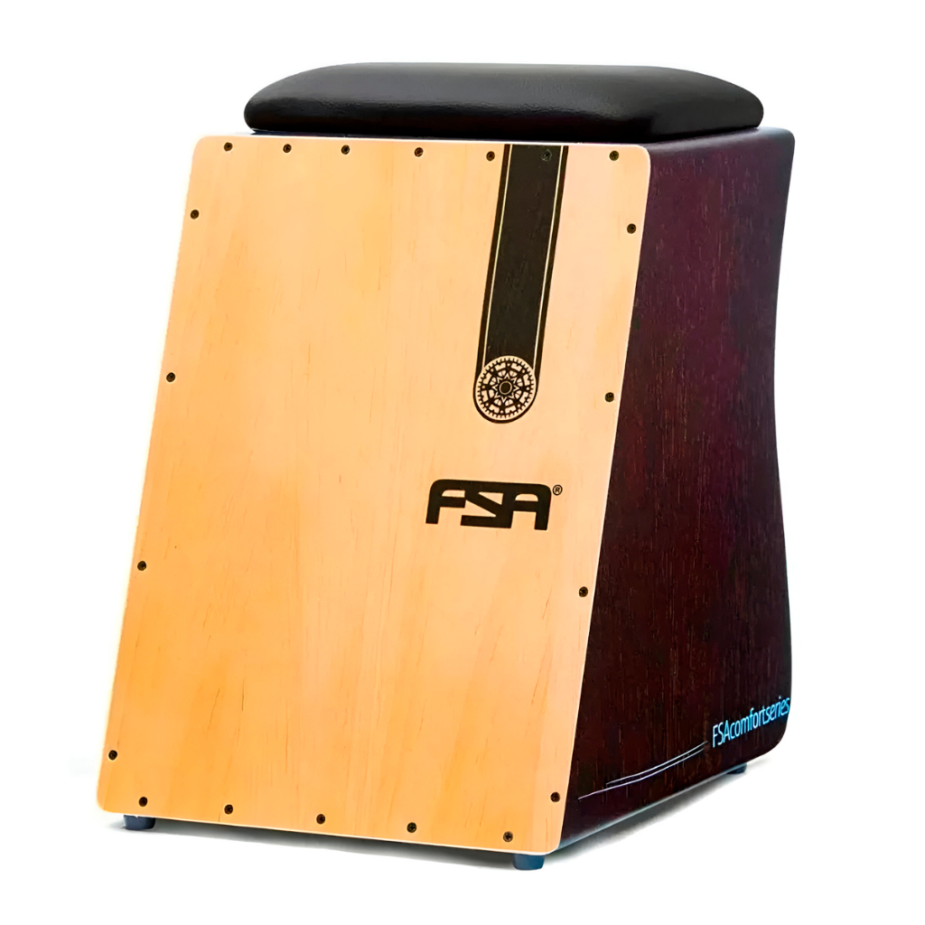 Cajon Comfort Series Eletrico Dupla Captacao FSA Tabaco