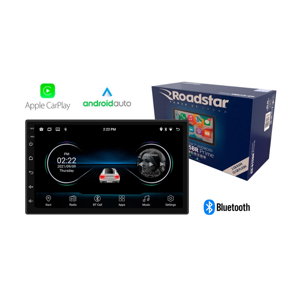 Multimídia Android 7 Pol Roadstar RS-815BR CarPlay 32GB Touch Bluetooth em Oferta na Shopee