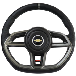 Volante Esportivo Gti Grafite Para Chevrolet Omega SPIRIT Monza Kadett Ipanema Vectra Astra Monza