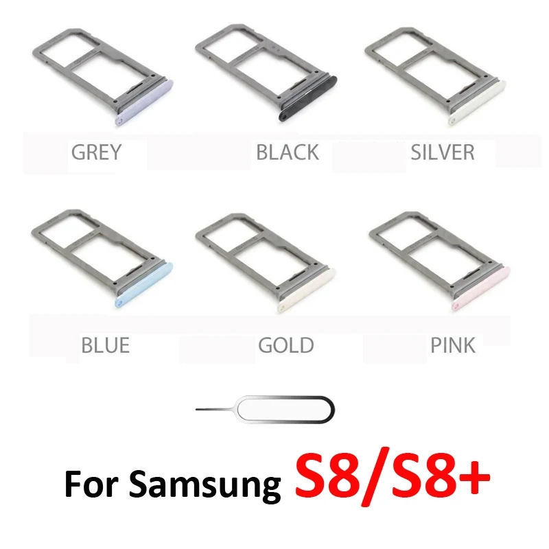 Gaveta Porta Chip Bandeja SIM Card Slot Compatível De Galaxy S8/S8Plus