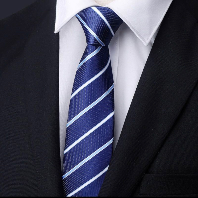 Kit 3 peças de Gravata Adulto com Nó Pronto Regulavel Masculina- Elegância Clássica para Ocasiões Especiais