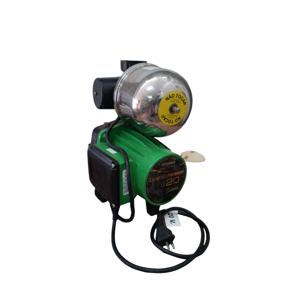 Bomba d' água Rowa Pressurizador Tango Press 20 220v com defeito