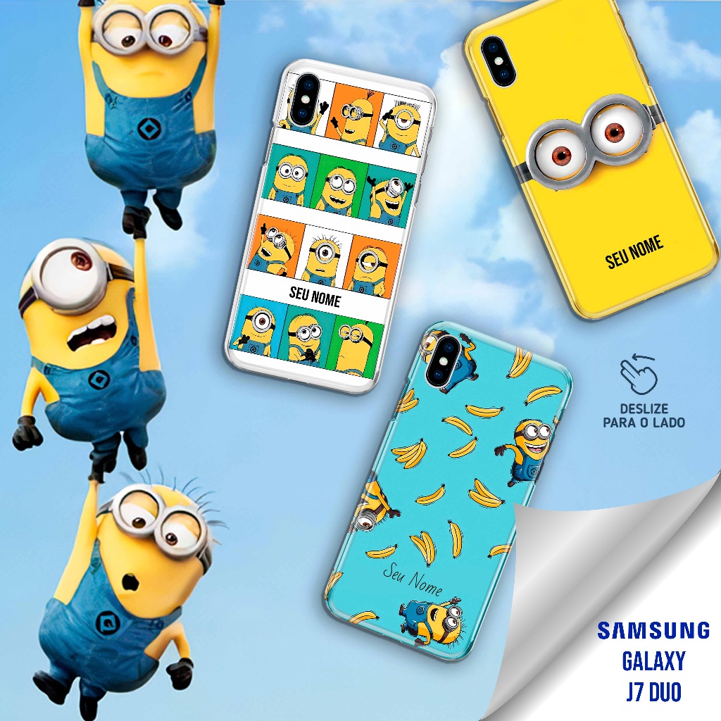 Capa Capinha  - Galaxy J7 Duo - Minions