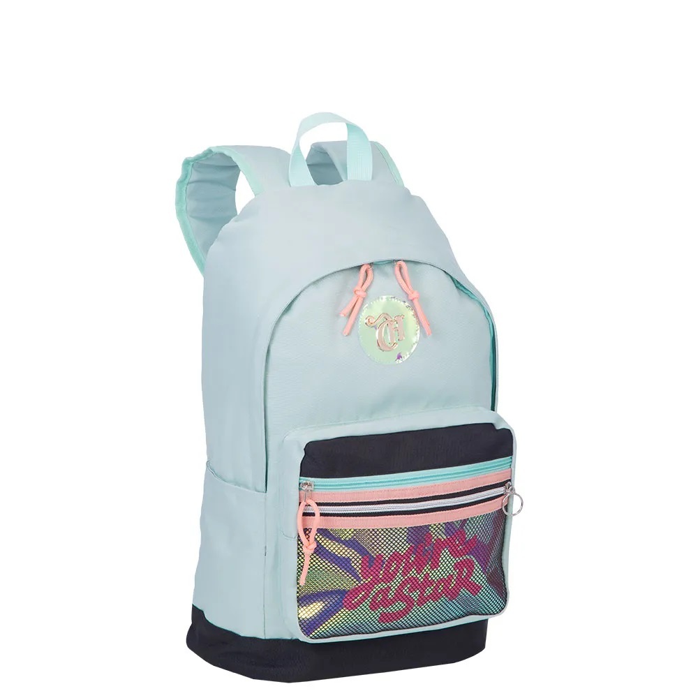 Mochila de costas Sestini Capricho Candy Cor Menta