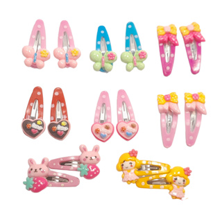 Presilha Pra Cabelo Tic Tac Infantil Com Enfeite 5 Pares em Oferta na Shopee