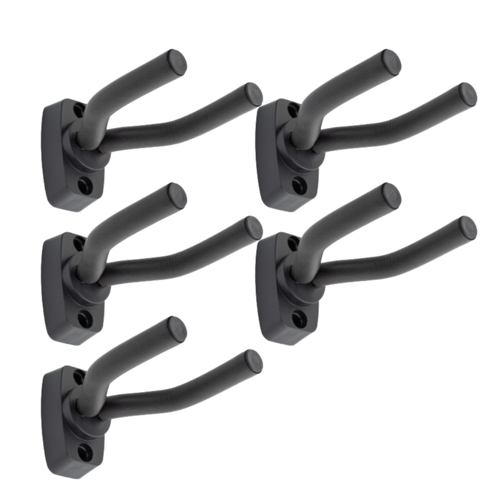 Kit 5 Suporte de Violão Musical De Parede  Ajusta Violão Ukulele Cavaco