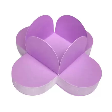 Forminhas para Doces 4 Pétalas Lilás 50 unidades NC Toys - Rizzo Distribuidora