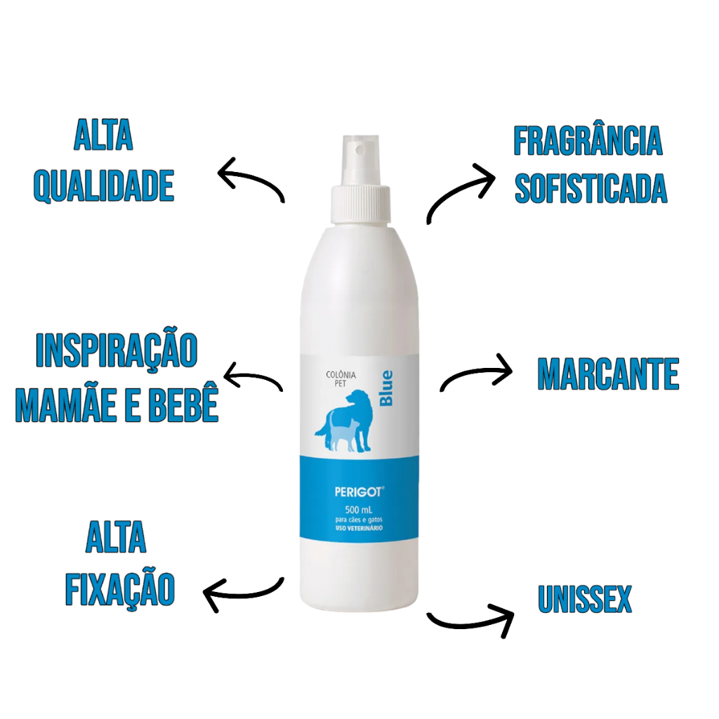Colônia Pet Perigot Blue - Comprar com Melhor Preço em Perfumes e Fragrâncias