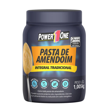 Pasta De Amendoim Top 1KG - Power One Tradicional