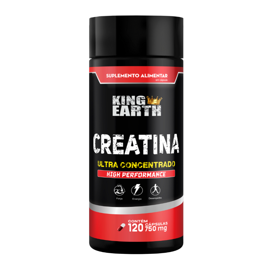 Creatina Ultra concentrada alta performance 750mg 120cps Original NF