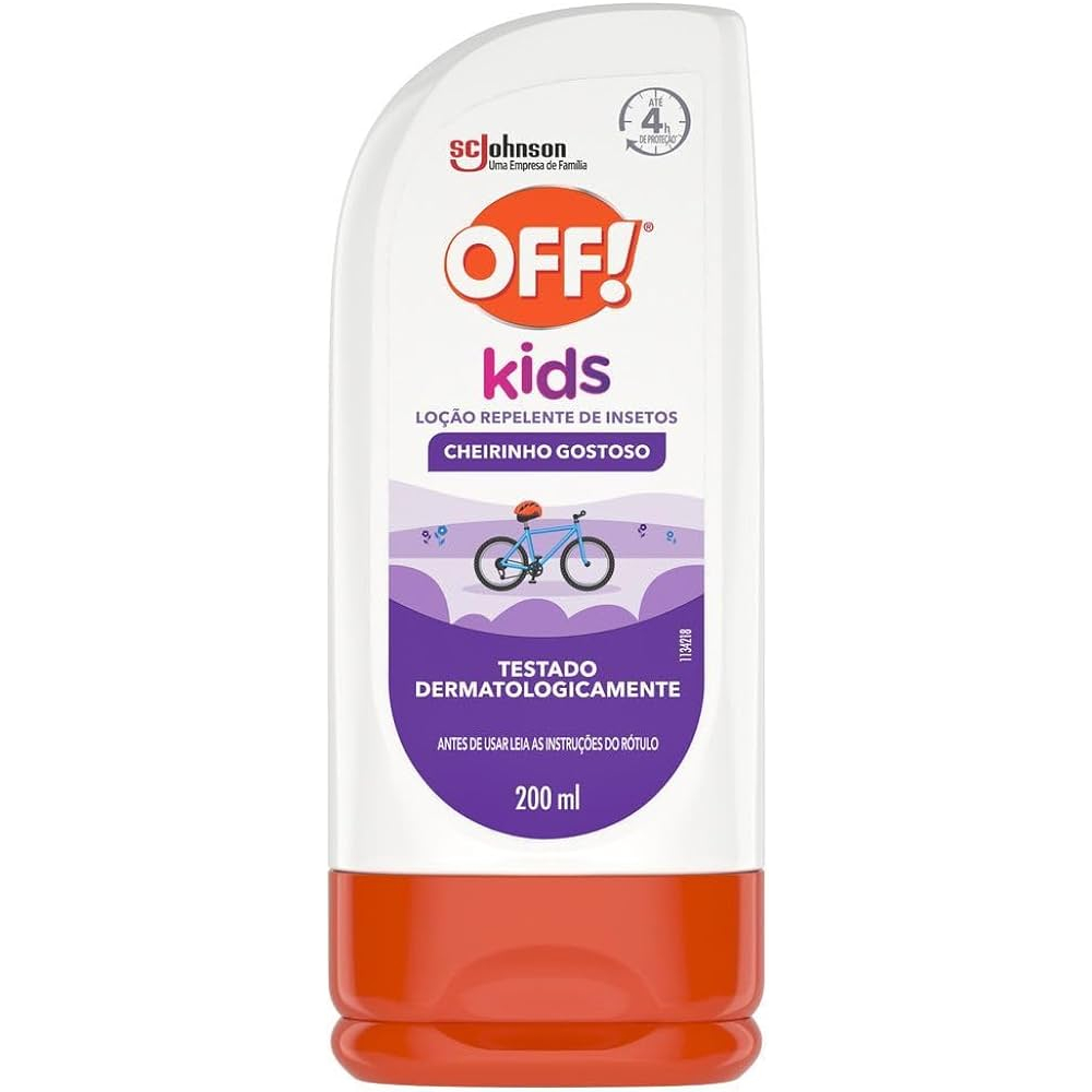 OFF Kids, Repelente Infantil Insetos, Repelente Baby, Proteção por até 4h, 200ml