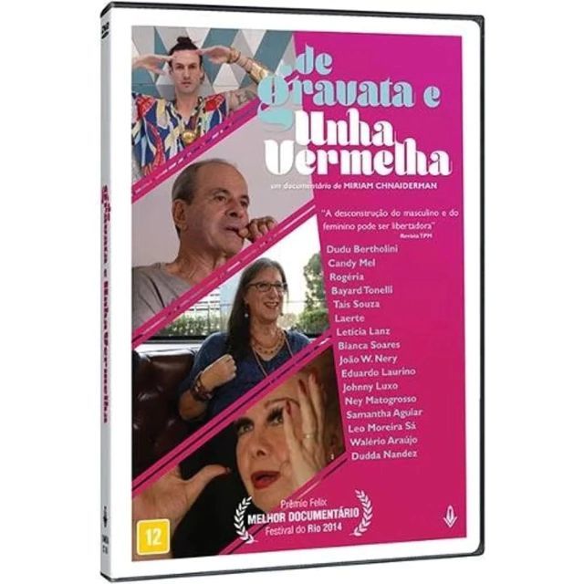 DVD De Gravata e Unha Vermelha - ORIGINAL Imovision - Ney Matogrosso - Documentário Novo Lacrado