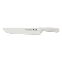 Faca para Carne Tramontina 10" Premium Chefe Aço Inox e Cabo de Polipropileno Branco