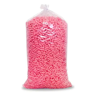 100, 80 Litros Bio Pack Flocos Proteção Biodegradável Para Enchimento De Embalagem - Opções Verde / Rosa em Oferta na Shopee