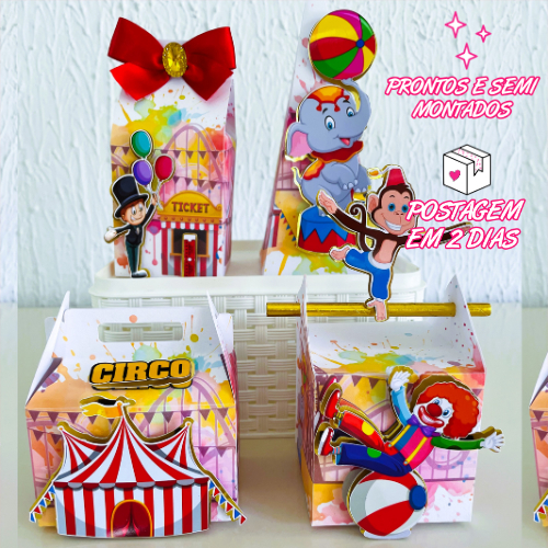 Kit Festa Circo | Personalizados | lembrancinhas | festa infantil | aniversário