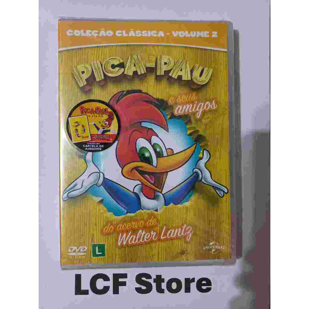DVD Pica-Pau e Seus Amigos - Volume 2 - Novo / Original / Lacrado