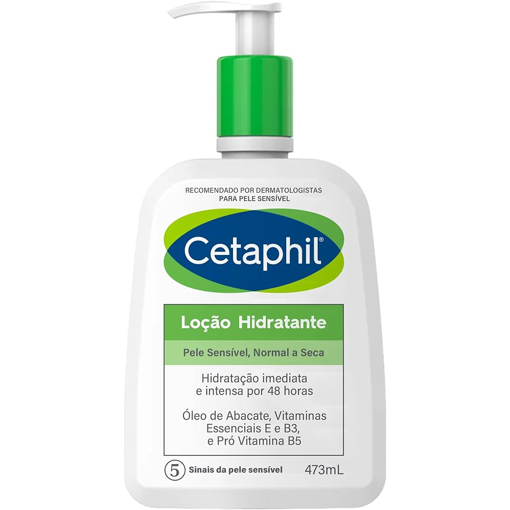 Cetaphil Loção Hidratante Corpo e Rosto 473ml Pele Normal a Seca ORIGINAL
