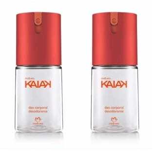 Combo com 2 Desodorante kaiak Femlinino Completo 100 ml