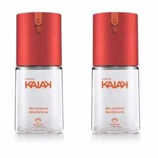Combo com 2 Desodorante kaiak Femlinino Completo 100 ml