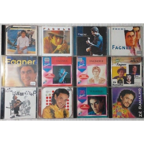 CD Fagner Zé Ramalho Álbuns De Sucessos Original Gravadora Á Escolha