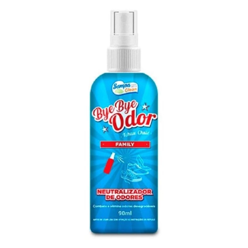Bye Bye Odor - Neutralizador de Odor - Tchau Chulé. Sampa Clean