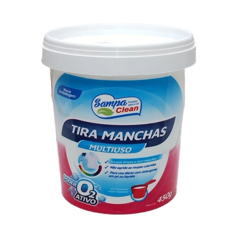 Tira Manchas Multiuso - Com Poder O² Ativo. 450g em Oferta na Shopee