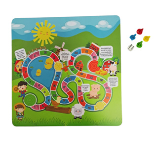 Jogo Tabuleiro Educativo Fazendinha Infantil em Oferta na Shopee