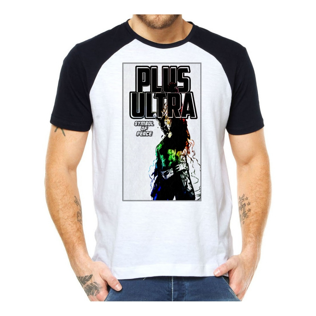 Camisa Boku No Hero All Might Plus Ultra One For All Anime