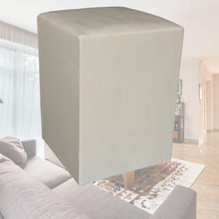 Puff cubo para penteadeira quarto e sala